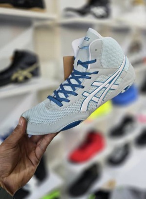 ASICS MAT BLAZER MAVİ RENK GÜREŞ AYAKKABISI